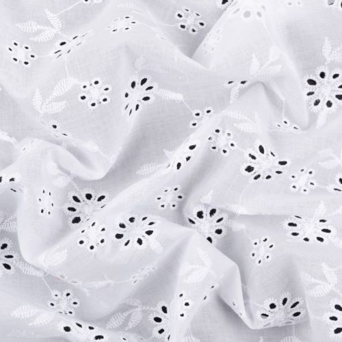 BRODERIE ANGLAISE AMBOSE - BLANC