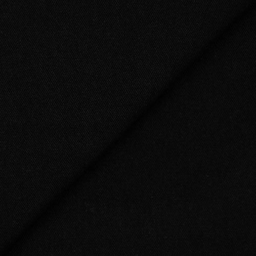 TWILL DE COTON LÉGER PALOMA - NOIR