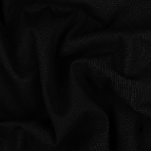 TWILL DE COTON LÉGER PALOMA - NOIR