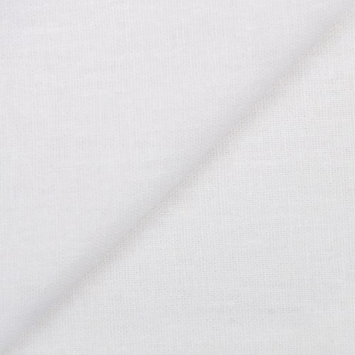 POPELINE LIN/VISCOSE SOFIA - BLANC