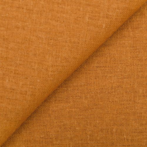 POPELINE LIN/VISCOSE SOFIA - TERRA COTTA