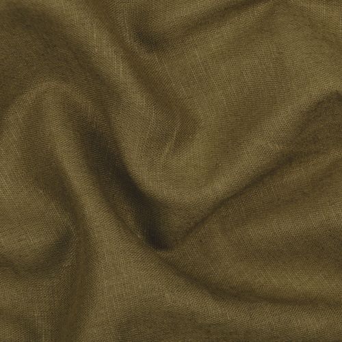 POPELINE LIN/VISCOSE SOFIA - OLIVE