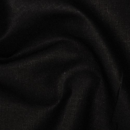 POPELINE LIN/VISCOSE SOFIA - NOIR