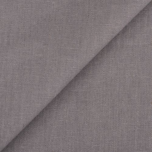 POPELINE LIN/VISCOSE SOFIA - ARGENT