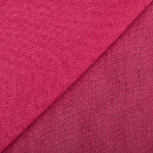 POPELINE LIN/VISCOSE SOFIA - FUCHSIA