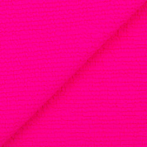 TRICOT SEERSUCKER TROPEZ - ROSE VIBRANT