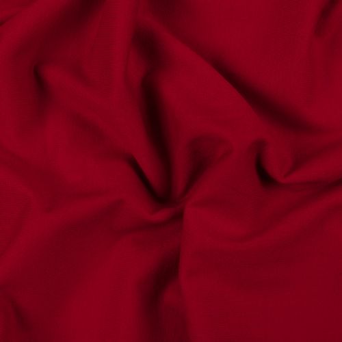 JERSEY DE COTON BIOLOGIQUE - ROUGE FEU