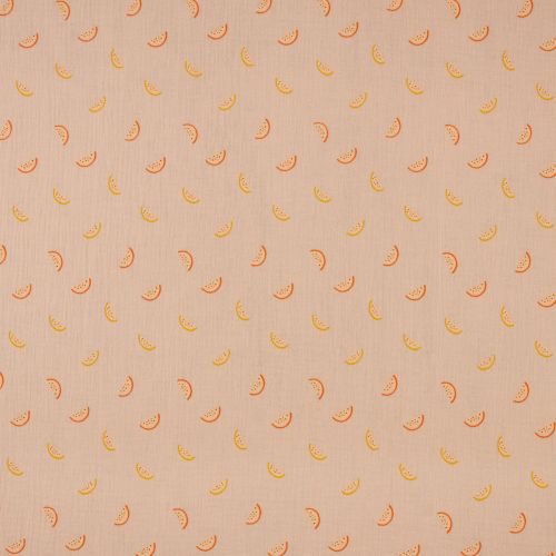 MOUSSELINE MELONS PAR POPPY - SAUMON PÂLE 