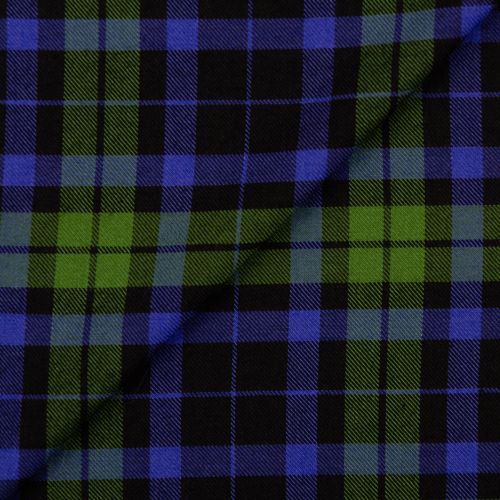 TARTAN DE BAMBOU ET COTON LORNA - VERT