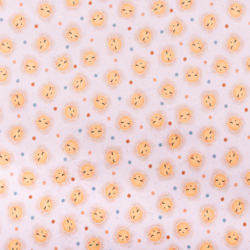 MINKY IMPRIMÉ PAR MICHAEL MILLER - ANOTHER DAY, ANOTHER SUNRISE CRÈME