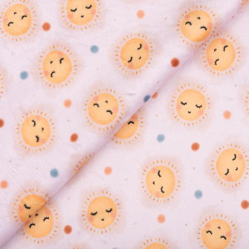 MINKY IMPRIMÉ PAR MICHAEL MILLER - ANOTHER DAY, ANOTHER SUNRISE CRÈME