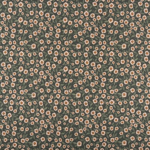 JERSEY DE COTON WOODLAND KEEPER PAR ART GALLERY FABRICS - FOREST SECRET DEEP