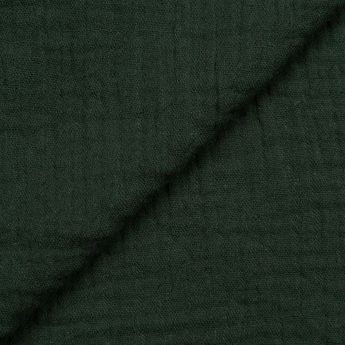 MOUSSELINE BIO - VERT FORÊT