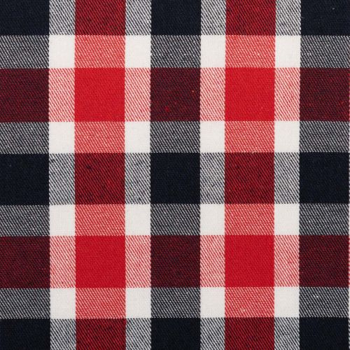 FLANNELETTE CLASSIQUE À CARREAUX BILLIE - MARINE, ROUGE & BLANC