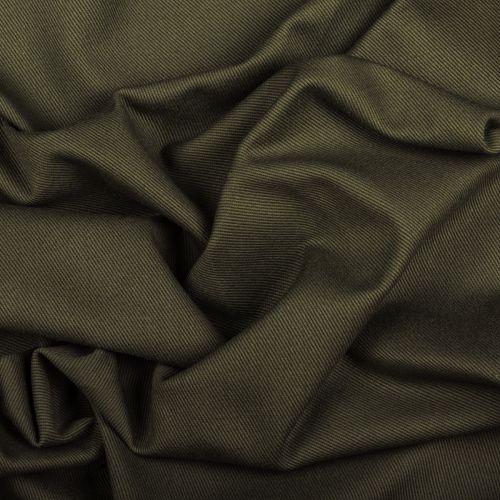 TWILL DE COTON UTILITAIRE WILO - OLIVE