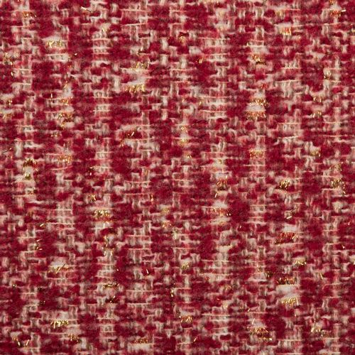 TWEED OPERA METALLIQUE - ROUGE/OR