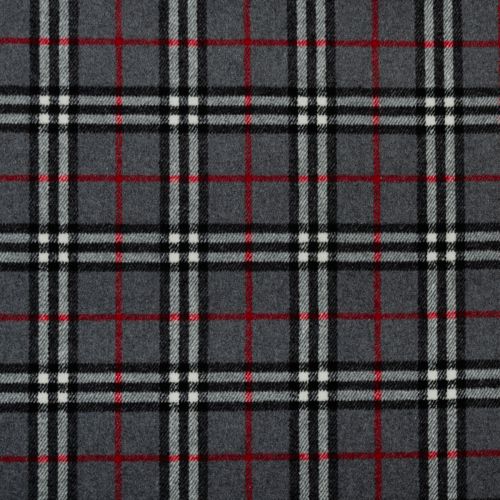 LAINAGE À CARREAUX CHELSEA - GRIS