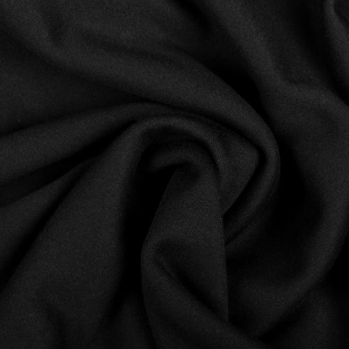 OUATÉ PELUCHE NORDIK REVERSIBLE ANTI BOULOCHAGE - NOIR