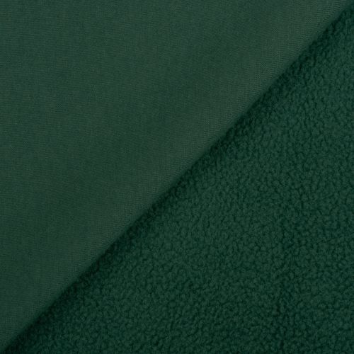 OUATÉ PELUCHE NORDIK REVERSIBLE ANTI BOULOCHAGE - VERT SAPIN