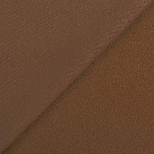 OUATÉ PELUCHE NORDIK REVERSIBLE ANTI BOULOCHAGE - CARAMEL