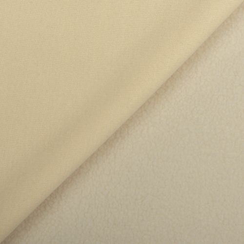 OUATÉ PELUCHE NORDIK REVERSIBLE ANTI BOULOCHAGE - IVOIRE