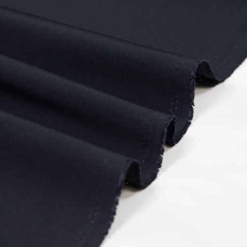 POPELINE POLY/COTON DWR - MARINE FONCÉ