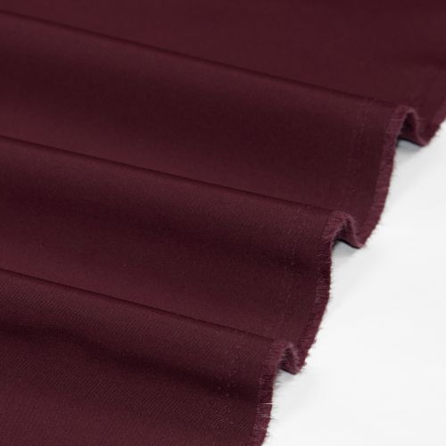 POPELINE POLY/COTON DWR - BORDEAUX