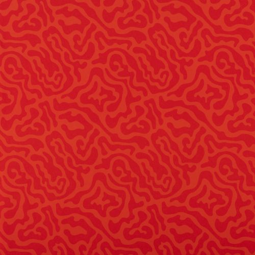 TOILE NYLON EXTENSIBLE MAUI IMPRIMÉ WIGGLE - ORANGE