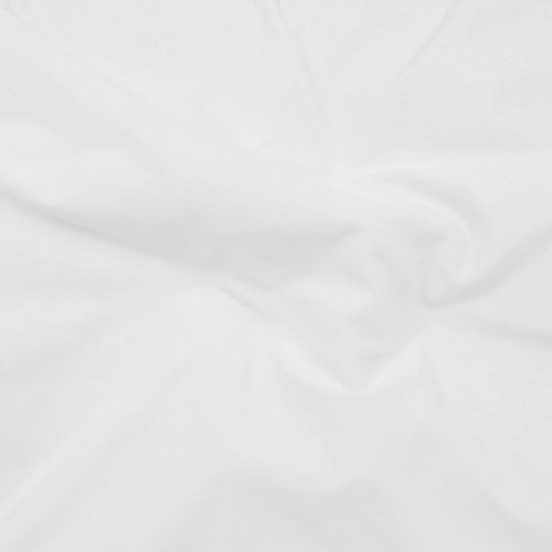JERSEY DE COTON PERLA - BLANC