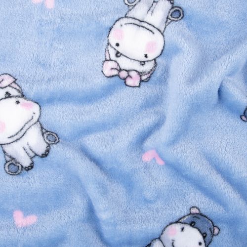 POLAR PELUCHE HIPPOS - BLEU