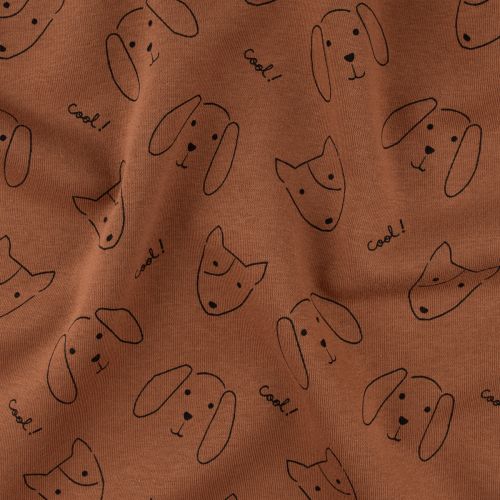 COTON OUATÉ CHIEN - TERRACOTTA