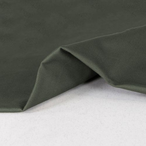 TWILL DE COTON EXTENSIBLE - OLIVE