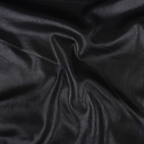 TRICOT DE SUEDE CRAQUELÉ EXTENSIBLE - NOIR