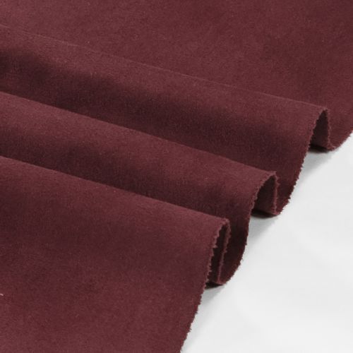 TRICOT DE SUEDE EXTENSIBLE - ROUGE VIN