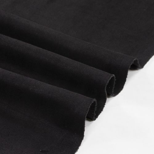 TRICOT DE SUEDE EXTENSIBLE - NOIR