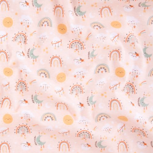 FLANNELETTE BOHO GALAXY - BLUSH