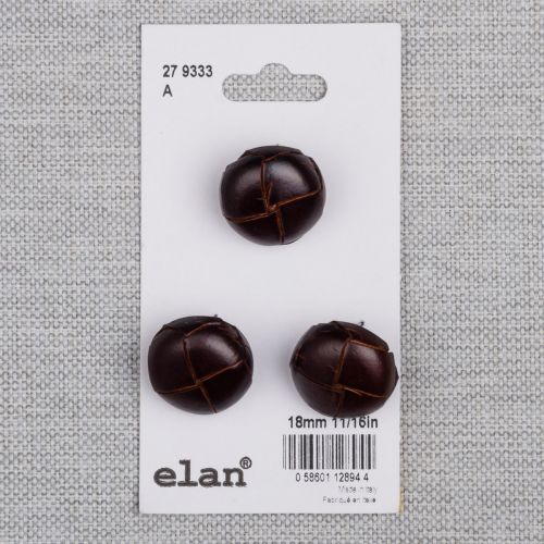 BOUTON ELAN - 18 MM TIGE BRUN PALE - ENS3