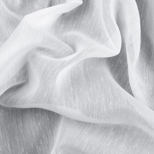 VOILE DÉCO POLYESTER LIN - BLANC NATUREL