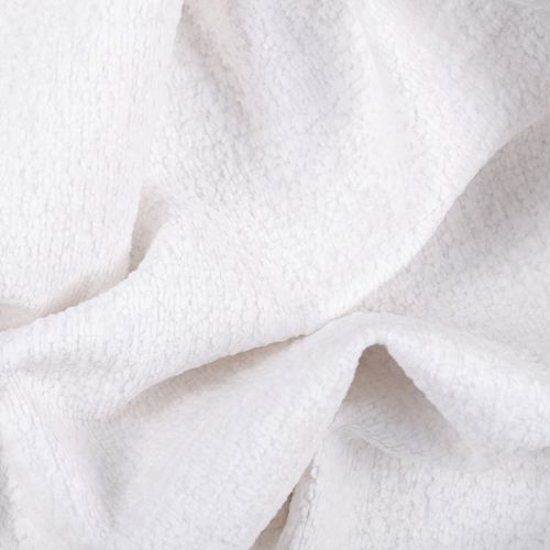 Tissu Extérieur Blanc Chiné Traité Anti Taches 160Cm - Mercerine