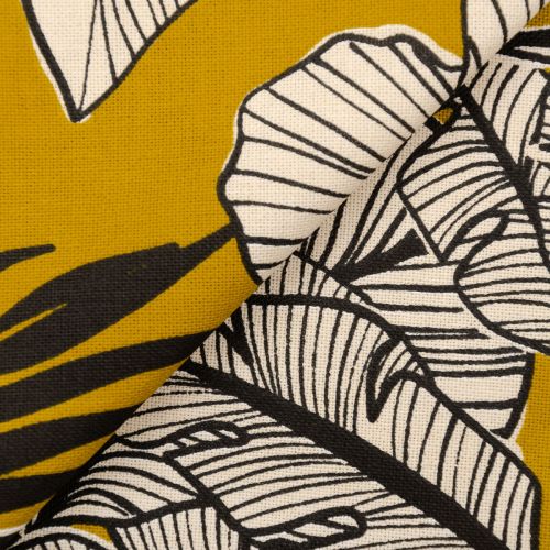 TISSU DÉCO GUATEMALA - MOUTARDE