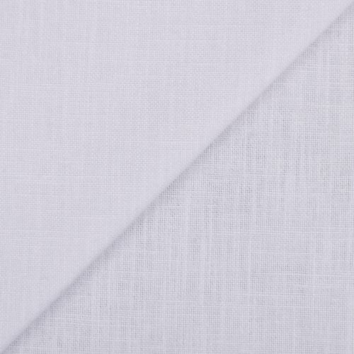 TOILE ASPECT LIN - BLANC