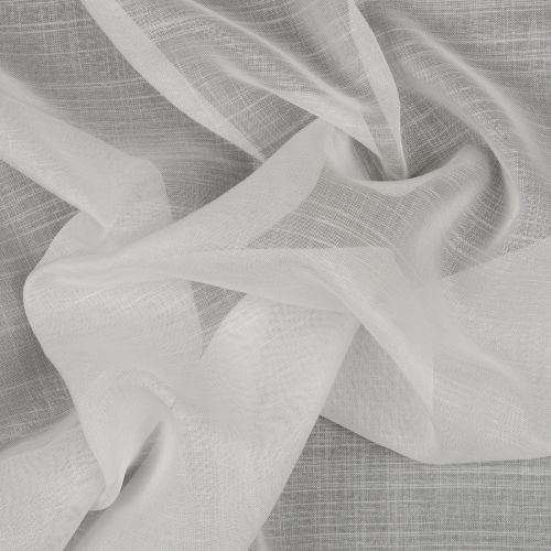 VOILE ETAMINE GIVRÉE 300 CM - BLANC CASSÉ