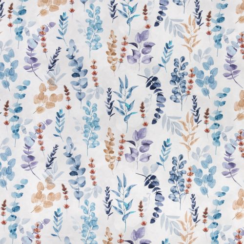 TISSU DÉCO MAGNOLIA D - BLEU