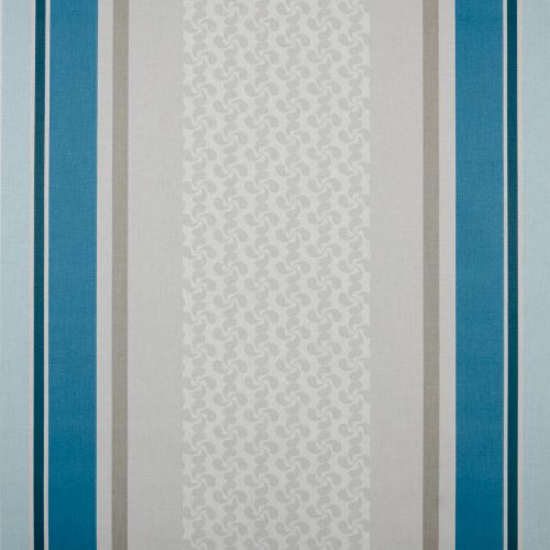 TISSU À NAPPE CIRÉ LAUBURU - CIEL