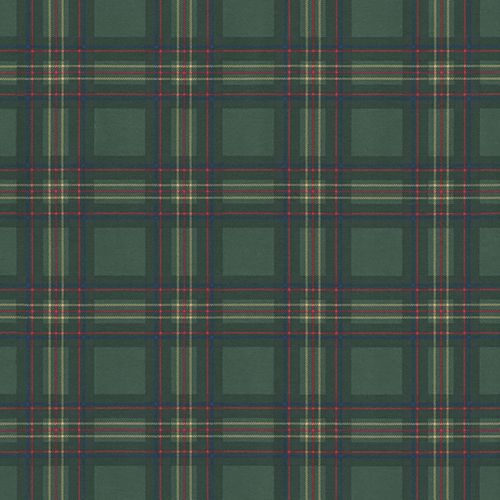 TISSU DÉCO TARTAN WATCH - VERT BOUTEILLE