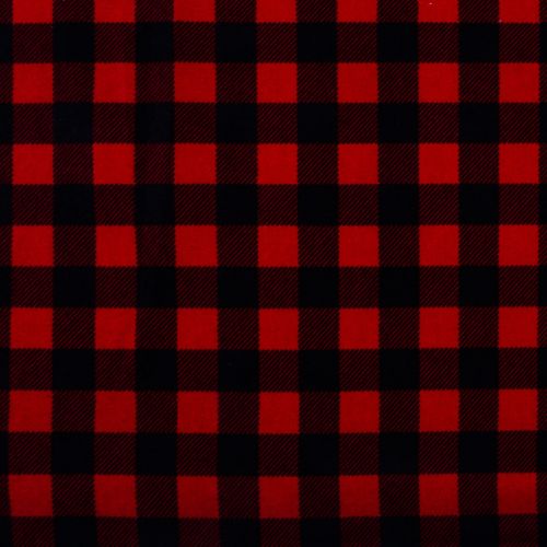 FLANELLETTE CARREAUX BUFFALO - ROUGE