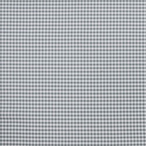 COTON CAROLINA GINGHAM PAR ROBERT KAUFMAN - 1/8" TISSÉ ARGENT