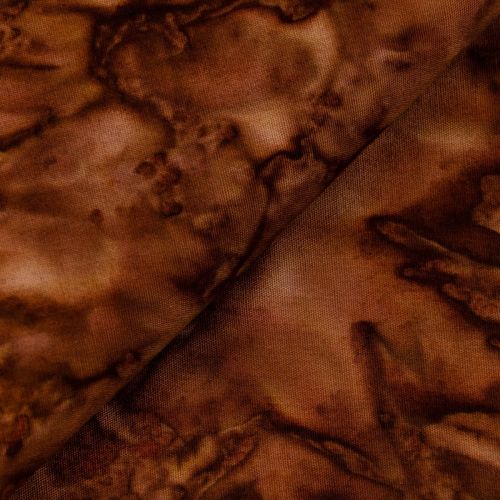 COTON BATIK SHADOWS PAR BANYAN BATIK - BRUN 35