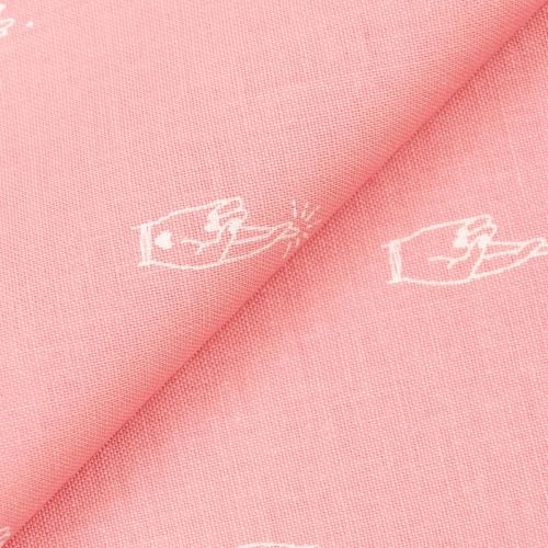 COTON LUCKY CHARM PAR GHAZAL RAZAVI POUR FIGO - FINGERS CROSSED ROSE