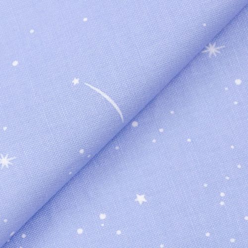 COTON LUCKY CHARM PAR GHAZAL RAZAVI POUR FIGO - SHOOTING STAR BLEU